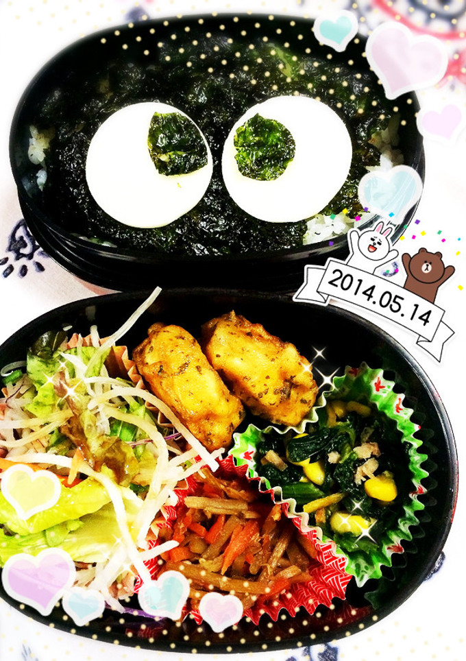 のり弁 まっくろくろすけーー-レシピのメイン写真