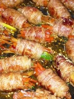 疲労回復アスパラ入り激辛金平絶品肉巻き-レシピのメイン写真