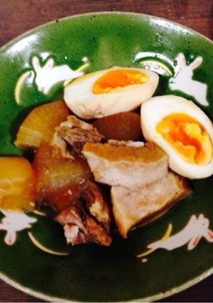 トロトロ、ルクルーゼで大根と豚バラ煮込み-レシピのメイン写真