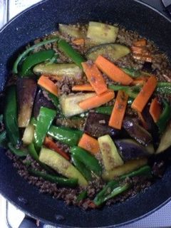 ナスの肉味噌炒め-レシピのメイン写真