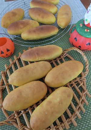 子供も大好き!ミニスナック風かぼちゃパン-レシピのメイン写真