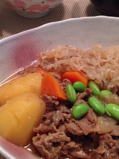 お砂糖少なめ肉じゃが(圧力鍋使用)-レシピのメイン写真