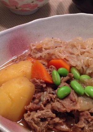 お砂糖少なめ肉じゃが（圧力鍋使用）-レシピのメイン写真