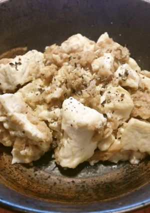 お弁当に☆豆腐の水切りとツナの炒め物☆-レシピのメイン写真