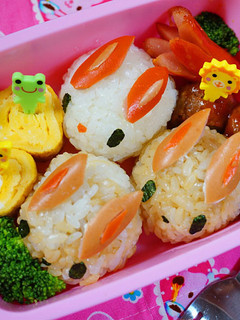 うさだんご弁当♪-レシピのメイン写真