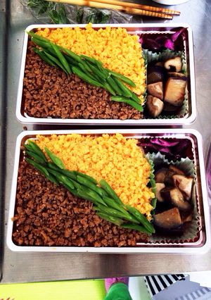 三色そぼろ☆弁当-レシピのメイン写真