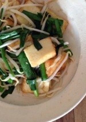ニラとん 厚揚げver-レシピのメイン写真