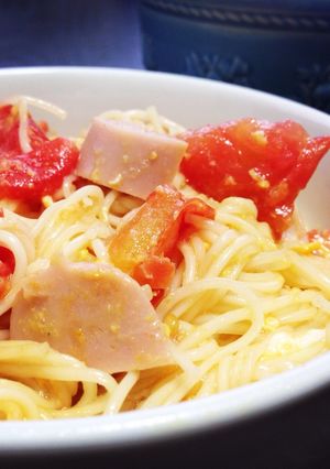 トマたま素麺-レシピのメイン写真