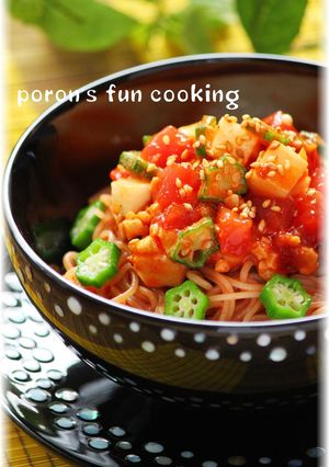 ネバネバパワーで夏バテ知らず！旨ピビン麺-レシピのメイン写真