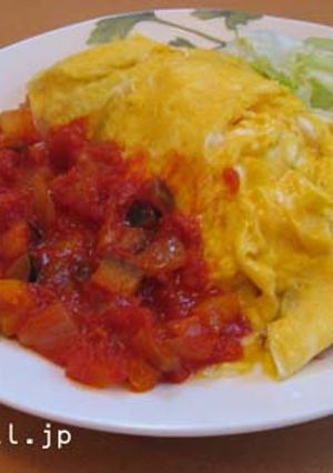 オムライス（具沢山トマトソース）-レシピのメイン写真
