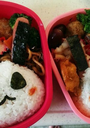 12歳　うさぱんだ　キャラ弁☆簡単☆-レシピのメイン写真