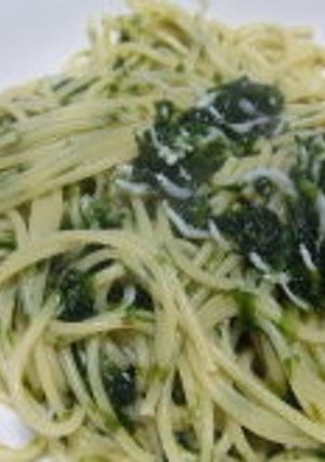 アオサのりとシラスのパスタ-レシピのメイン写真