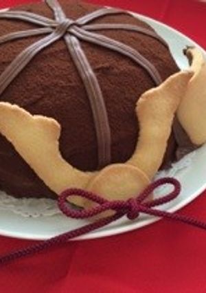 子供の日！兜ケーキ！チョコVer.-レシピのメイン写真