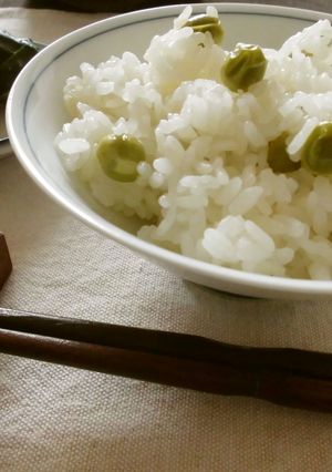 グリーンピースごはん-レシピのメイン写真