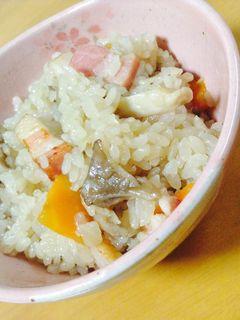 炒めて炊いて☆舞茸ご飯-レシピのメイン写真