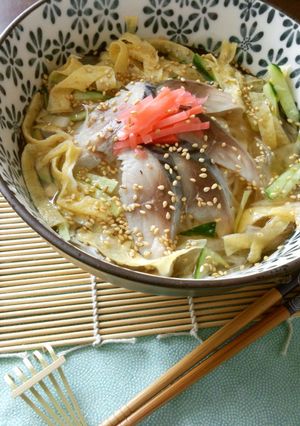 夏の*しめ鯖DE爽やか冷麺*-レシピのメイン写真