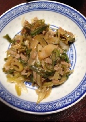 ネギ味噌炒め（≧∇≦）-レシピのメイン写真