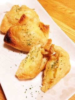 おつまみに♡じゃが芋とチーズの油揚げ巾着-レシピのメイン写真