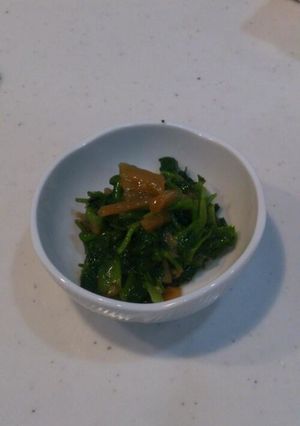 旬の味☆簡単♪三つ葉のなめ茸和え-レシピのメイン写真
