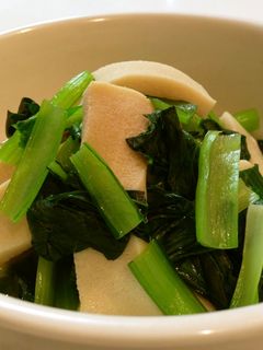小松菜と高野豆腐の煮浸し-レシピのメイン写真