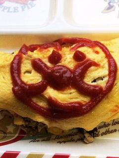 ひじきの煮物でオムレツ-レシピのメイン写真