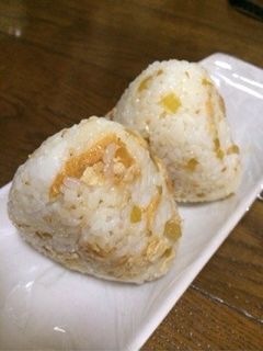 ふきとあげのおにぎり-レシピのメイン写真