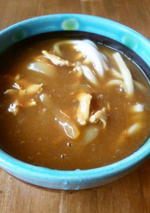 お蕎麦屋さんのカレーうどん♪-レシピのメイン写真