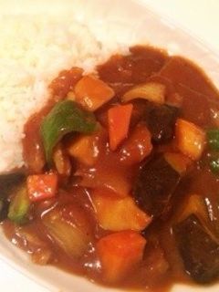 カレーライスを夏野菜でグレードアップ!!-レシピのメイン写真