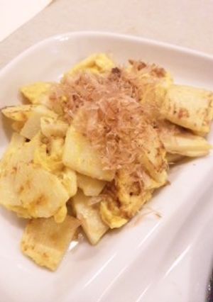 *たけのこの卵和え*かつお風味-レシピのメイン写真