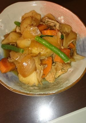 フライパンで簡単♪時短♪豚こま肉じゃが-レシピのメイン写真