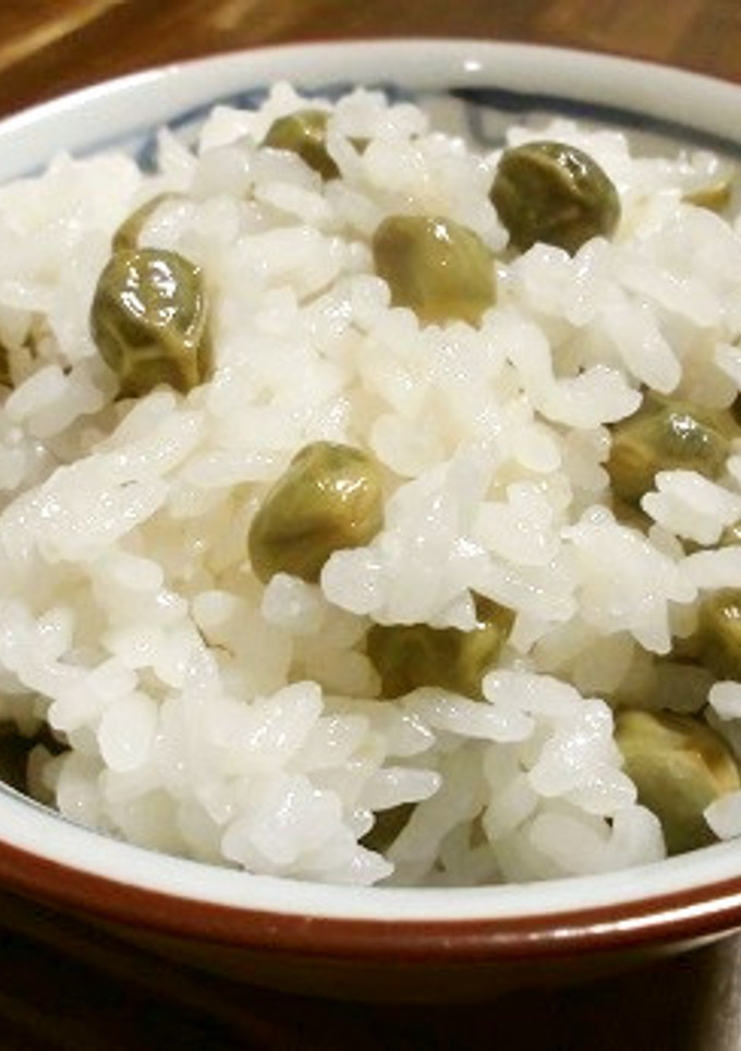 お米と一緒に炊くだけ☆簡単☆豆ごはん-レシピのメイン写真