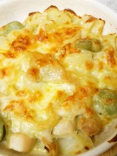 簡単 そら豆のグラタン-レシピのメイン写真