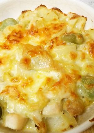 簡単　そら豆のグラタン-レシピのメイン写真