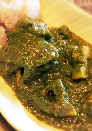 絶品！本格的なほうれん草のインドカレー-レシピのメイン写真