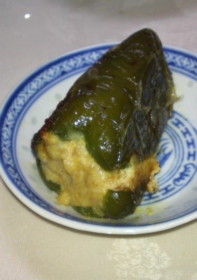 簡単 丸ごとピーマンの肉詰め-レシピのメイン写真