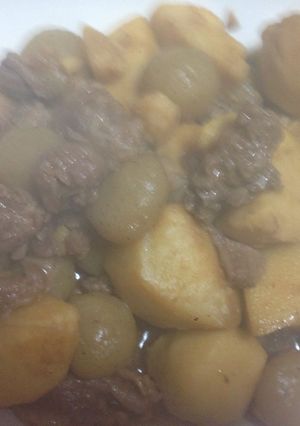 スジ肉と里芋の煮物-レシピのメイン写真