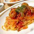 お子様にも!ミートボールトマトパスタ♪
