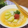 ✿梅干しと蒸し茄子のさっぱり冷麺✿