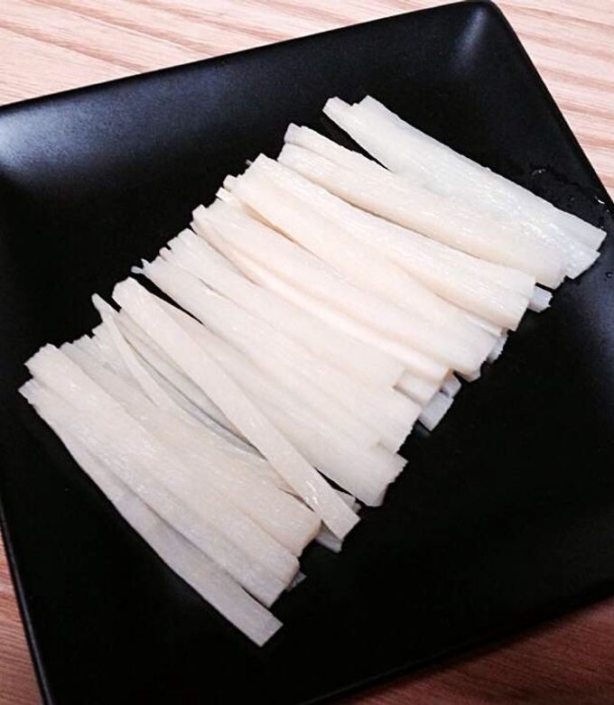 青椒肉絲・春巻きに！長さ揃った筍の細切り-レシピのメイン写真