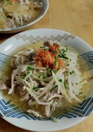 茹で豚もやし冷麺-レシピのメイン写真