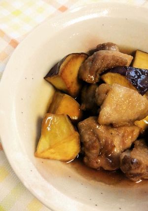さつまいもと鶏肉の甘酢あんかけ-レシピのメイン写真
