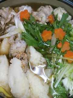 手作りきりたんぽできりたんぽ鍋♪-レシピのメイン写真