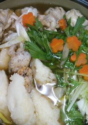 手作りきりたんぽできりたんぽ鍋♪-レシピのメイン写真