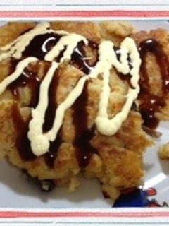 べちゃっと失敗した炊込みご飯でお好み焼き-レシピのメイン写真