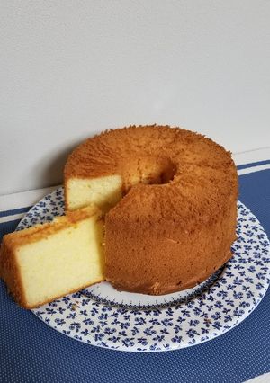 しっとりヨーグルトシフォンケーキ-レシピのメイン写真