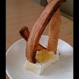 クリームチーズ柚子ジャム とパン耳