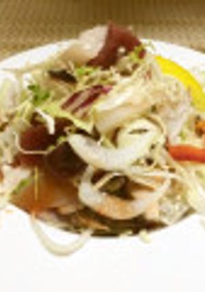 さっぱり夏味♪シーフードサラダ風ピビン麺-レシピのメイン写真