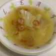 春キャベツとウインナーのスープ
