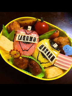 トッキュウジャー キャラ弁-レシピのメイン写真
