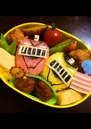 トッキュウジャー キャラ弁-レシピのメイン写真